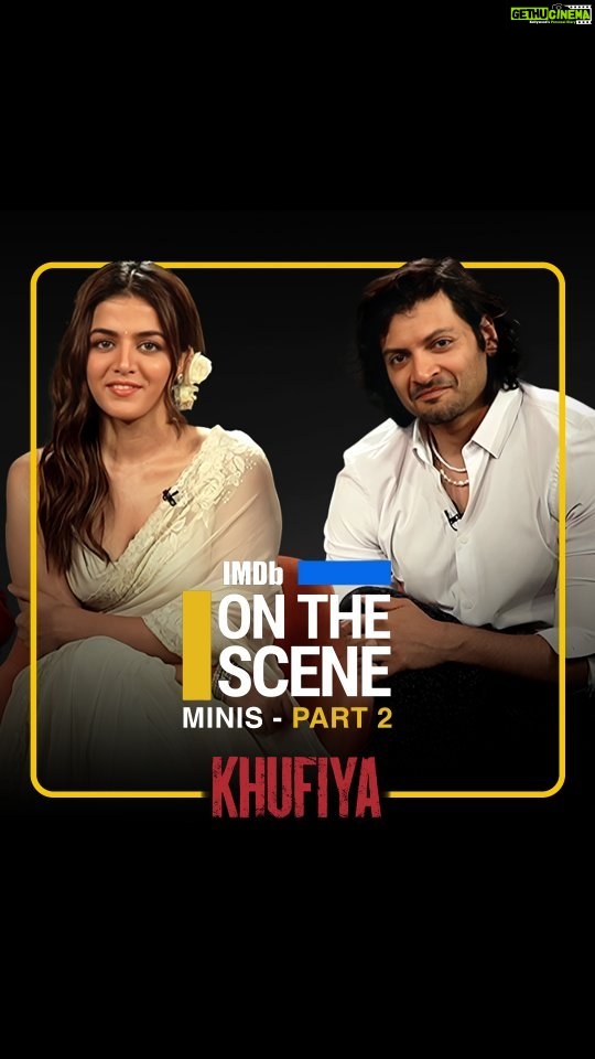 Wamiqa Gabbi Instagram - @alifazal9 and @wamiqagabbi get all real as they reveal their Khufiya notes behind their acting process and @vishalrbhardwaj's insights on the sets of Khufiya, exclusively in this episode of IMDb's On The Scene 💛 Catch the full interview on IMDb’s YouTube channel (link in bio)📍 🎬: Khufiya | Netflix