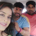 Yamini Singh Instagram - जय माता दी!! कल बिहटा पटना मे स्टार ब्यूटी सैलून के ओपनिंग मे अभिनेत्री यामिनी सिंह दानापुर के माननीय विधायक रितलाल यादव भैया के साथ हम सभी उपस्थित हुए सैलून के अनॉर देशलाल जी धन्यवाद और साथ मे गुलजार जी को भी थैंक्स!!