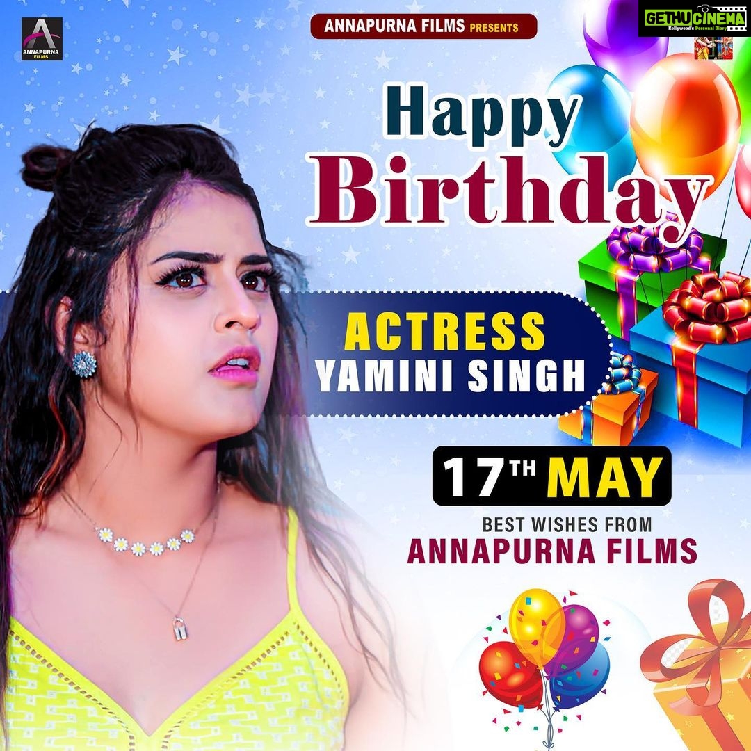 Yamini Singh Instagram - जन्मदिन की हार्दिक बधाई एवं अशेष शुभकामनाएं... आपके जन्मदिन पर आपके अच्छे स्वास्थ्य की कामना करता हूँ...आपका प्रत्येक दिन मंगलमय हो...🎂💐