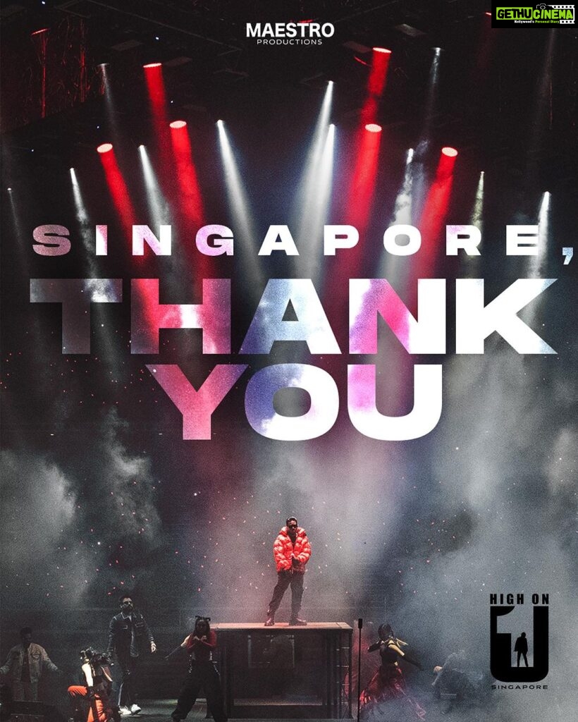 Yuvan Shankar Raja Instagram - Lion City🇸🇬, your roars echoed with energy and brought the party to life! 🎉 Thank you for making it an unforgettable night with Yuvan. We can't wait to continue the musical journey with you! 🎶🌟 #SingaporeRoars #YuvanMagic #MusicalJourney" #Yuvan #YSR #HighOnU1 #YuvanxMaestroProd #MaestroProductions #YuvanLiveInSingapore2023 #HighOnU1SG #MaestroConcert