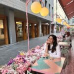 Zareen Khan Instagram - Just Another day in Paradise ! 🦄 #HappyHippie #Dubai #UAE #TravelDiaries #Foodgasm #Food #Pink #Cafe #NoFilterNeeded #JustHappyVibes @elan_cafe #ZareenKhan