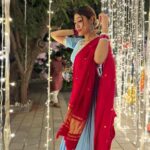 netri nisarg trivedi Instagram - Paancham na garba At @theoggarba Styled by and wearing: @kinjal.prajapati136 @rivayaat_bykinjal Pc: @niilampaanchal #paanchamnagarba #navratri #garba #gujarat #film #gujaratifilm #actor #netritrivedi