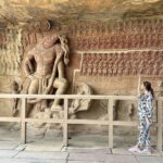 netri nisarg trivedi Instagram - 1. Vishnu Varaha Avatar 2. Tropic of Cancer 3. God Vishnu reclining on Shesh Naag (rest is important) Udayagiri Caves