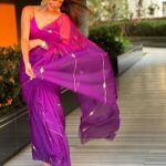 Aahana Kumra Instagram - Being all purplelicious 💜💜💜💜 #weddingseason #wednesdaymood . . . . #purple #purpleaesthetic #sareenotsorry #sareelover #wedding #shaadiseason #shaadi #aahanakumra #saree Mumbai - मुंबई