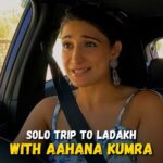 Aahana Kumra Instagram - #SoloFemaleTraveler Aahana Kumra Takes A Solo Trip To Ladakh On this episode of The Solo Female Traveller, Aahana Kumra takes us to her mesmerizing journey to Ladakh in her Tata Nexon - Way Ahead which is the perfect companion for her to combat the terrain and weather at this exquisite destination. The following are the places Aahana Kumra visited during her visit to Ladakh: The Golden Dragon, Leh Thiksey Monastery Khardungla Top Lchang-Nang Retreat Yarab Tso Lake Aahana Kumra also shares important tips to keep in mind while visiting Ladakh, so keep watching this video if you want to plan your next vacation here! Follow her magical road trip in Ladakh! Subscribe and stay tuned to Curly Tales for more such exciting adventures. #solo #ladakh #ladakhtrip #ladakhtrip #ladakhtourism #reelsinstagram #reelitfeelit #reelitfeelit❤️❤️
