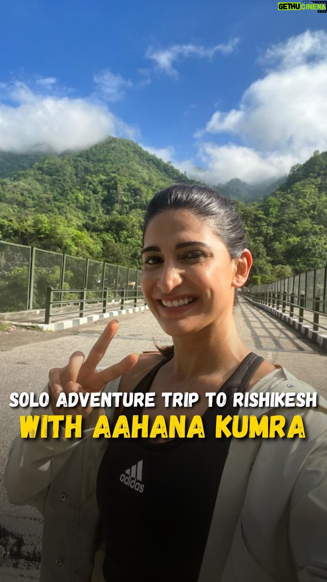Aahana Kumra Instagram - #SoloFemaleTraveller Aahana Kumra Goes On A Solo Adventure Trip To Rishikesh | The Solo Female Traveller S2 E5 | Curly Tales In this episode of The Solo Female Traveller, Aahana Kumra takes us through her adventurous solo trip to Rishikesh in Uttarakhand. She ventures out of her comfort zone and indulges in a range of adrenaline pumping activities. Safety and comfort were her primary concerns in this trip, so she took her Tata Tiago NRG as the perfect companion to cater to these needs. During her trip, she did the following things as a solo traveller: Justa Rasa Retreat And Spa Reverse Bungee Jumping At Thrill Factory Giant Swing At The Thrill Factory Bungee Jumping At The Thrill Factory The Gipsy Cafe Watch Aahana Kumra enjoy one of her favorite cities in India and plan your next trip here. If you want to see more such exciting solo trip videos, subscribe to Curly Tales and stay tuned! #TataMotors #Tiago #TataTiago #TataMotorsPassengerVehicles #Hatchback #Cars #TiagoNRG #LiveDifferent #SeriouslyFun