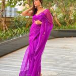 Aahana Kumra Instagram - Being all purplelicious 💜💜💜💜 #weddingseason #wednesdaymood . . . . #purple #purpleaesthetic #sareenotsorry #sareelover #wedding #shaadiseason #shaadi #aahanakumra #saree Mumbai - मुंबई