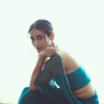 Aakanksha Singh Instagram - 🩵🩵🩵🩵 Outfit : @1717_designerwear Styled by: @_mohitapandey_ Muah : @makeup.artist.anusha 📸 @gohil_jeet #aakankshasingh