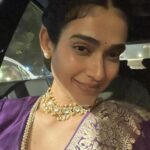 Aakanksha Singh Instagram - To the season of festivities,weddings,loads of sweets & my love for sarees 🥂💁🏻‍♀️💜
