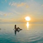 Aakriti Rana Instagram - What is this insanely beautiful water villa with this gorgeous infinity pool all to myself. I wake up at 6:30 am everyday to witness this beautiful sunrise from here! Location: @pullman_maldives Outfit: @limerickofficial @pullman_maldives @visitmaldives #visitmaldives #PullmanMaldives #PullmanHotels #AccorHotels #AccorLiveLimitless #partnership #maldives @thinkstrawberries #aakritirana #infinitypool #travelblogger #indiantravelblogger