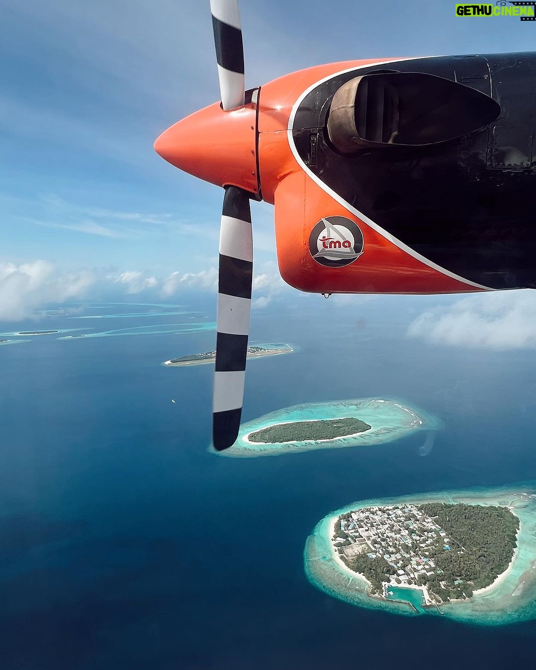 Aakriti Rana Instagram - My first time on a sea plane! Such a tiny cute plane haha. Moving to a new luxury resort in Maldives today! ❤️ Which is your favourite resort? Comment below. #aakritirana #seaplane #visitmaldives #maldives #travel #travelblogger #indiantravelblogger #wanderlust