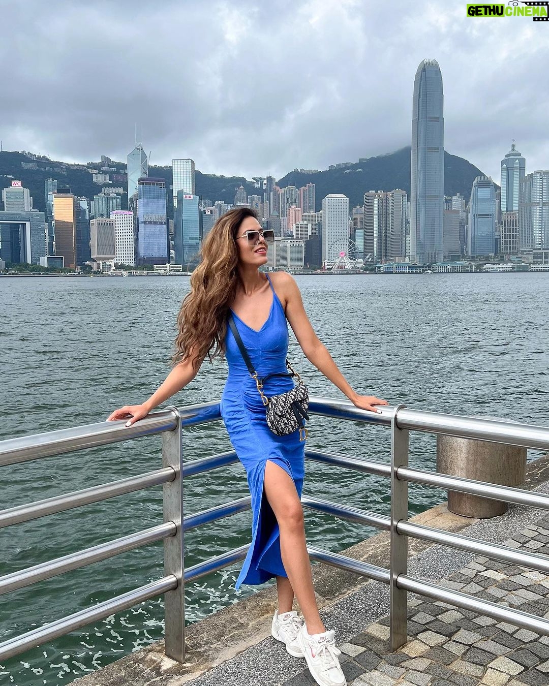Aakriti Rana Instagram - Hong Kong Photo Dump! I have too many cute pictures with @bahaar_art! πβ€οΈ P.s I am leaving for a new trip in 2 days! Ready to get even more tanned haha! Can you guess where I am off to? Itβs a country where almost everyone has been to and you guys keep asking me to go πππ #aakritirana #hongkong #photodump