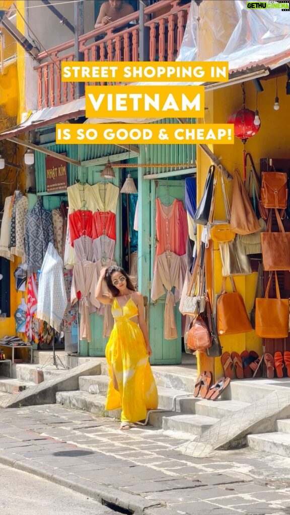 Aakriti Rana Instagram - SAVE THIS ❤️ Vietnam is one of the cheapest countries in the world to shop from. We found some amazing things at Hanoi’s night market and at Hoi An’s old town. I found the quality of clothes much better in Hoi An than at other places. They have coords, skirts, maxi’s and so much more in so many colours! ❤️ I also really loved the crockery! Wanted to get so many things but our suitcases were full. We got a bunch of bamboo linen Shirts for Rohan and he’s in love with them. The material is soo good! Comment below and tell me what you would buy from these! 😀😀😀 #aakritirana #streetshopping #vietnam #vietnamshopping #travelblogger #indiantravelblogger #reelsinstagram #wheretoshop #vietnamtravel