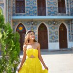 Aakriti Rana Instagram – My favourite spot in Tbilisi, Georgia! 
📍 Orbeliani Baths
It’s a Therapeutic and restorative sulphur bath house. The exterior of the Orbeliani Baths is decorated in an Islamic Andalusian style, making it one of the city’s most famous landmarks.

Wearing one of my most favourite outfits from @ordinaree.in 💛
P.s did you like my floral tiara? I picked it up from a sweet old lady who was making these outside my Airbnb! 

#aakritirana #tbilisi #georgia #travelblogger #travelphotography #sulphurbath #indiantravelblogger #ootd #outfitinspiration #gifted