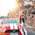 Aakriti Rana Instagram - Sorry Pune, it was heartbreaking to watch mustang jump everywhere on your roads! We are ready for you Delhi ❤️ If you’re a part of any supercar group in Delhi then let me know 😀😀 What city do you think is the best to keep supercars/ muscle cars? Comment below! #aakritirana #mustang #travelblogger #carenthusiast #musclecar #goodbyes #reelsindia #fordmustang #mustanggt
