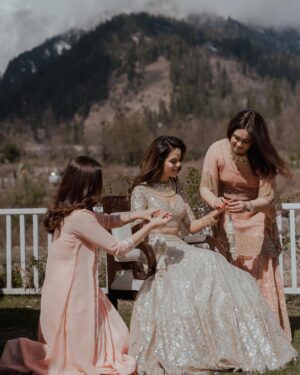 Aakriti Rana Instagram - Sharing some of my favourite pictures from the Wedding ❤️

I still can’t believe that I am married to Rohan. It was a day full of love and lots of laughter. You can clearly see that on our faces 🤣. Rohan kept making me laugh and smile throughout. I am sure you’ve never seen @aditya_rana smiling so much haha. 

📸 @believecollective 

#aakritigetsanchored #aakritiandrohan #wedding #manali #destinationwedding #mountains #family #shaadi #weddingphotography #bridesmaids