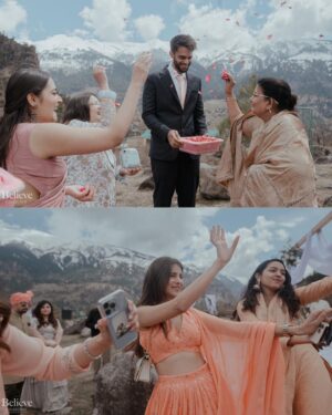 Aakriti Rana Instagram - Sharing some of my favourite pictures from the Wedding ❤️

I still can’t believe that I am married to Rohan. It was a day full of love and lots of laughter. You can clearly see that on our faces 🤣. Rohan kept making me laugh and smile throughout. I am sure you’ve never seen @aditya_rana smiling so much haha. 

📸 @believecollective 

#aakritigetsanchored #aakritiandrohan #wedding #manali #destinationwedding #mountains #family #shaadi #weddingphotography #bridesmaids