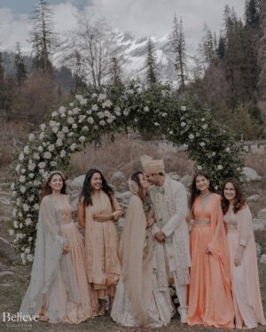 Aakriti Rana Instagram - Sharing some of my favourite pictures from the Wedding ❤️

I still can’t believe that I am married to Rohan. It was a day full of love and lots of laughter. You can clearly see that on our faces 🤣. Rohan kept making me laugh and smile throughout. I am sure you’ve never seen @aditya_rana smiling so much haha. 

📸 @believecollective 

#aakritigetsanchored #aakritiandrohan #wedding #manali #destinationwedding #mountains #family #shaadi #weddingphotography #bridesmaids