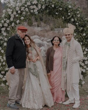 Aakriti Rana Instagram - Sharing some of my favourite pictures from the Wedding ❤️

I still can’t believe that I am married to Rohan. It was a day full of love and lots of laughter. You can clearly see that on our faces 🤣. Rohan kept making me laugh and smile throughout. I am sure you’ve never seen @aditya_rana smiling so much haha. 

📸 @believecollective 

#aakritigetsanchored #aakritiandrohan #wedding #manali #destinationwedding #mountains #family #shaadi #weddingphotography #bridesmaids