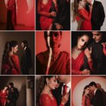Aakriti Rana Instagram - Mr. And Mrs. ❤️ We had a get together after the wedding in Manali and enjoyed a wonderful dinner together. Wore this beautiful customised slit saree from @shauryasanadhyalabel styled with a diamond jewellery piece my mom kept for me. Thank you for this @shauryasanadhya ❤️ 📸 @believecollective Makeup and hair @priyankaguptamakeupartist #aakritiandrohan #aakritigetsanchored #newlyweds #mrandmrs #couplephotography #indianwedding #saree #indianwear Manali, Himachal Pradesh