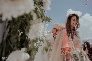 Aakriti Rana Instagram - I choose you and I’ll choose you over and over again 
Without pause, without doubt, in a heartbeat. 
I’ll keep choosing you because you are everything I ever dreamt of in my partner! ❤️

Photography: @believecollective 
Our Outfits: @abhinavmishra_ 
Jewellery: @paisleypopshop 
Makeup and hair: @priyankaguptamakeupartist 

#AakritiGotAnchored #aakritiandrohan #wedding #manali #happilyeverafter #mountainwedding #himachal #indianwedding #weddingphotography