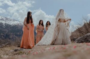 Aakriti Rana Instagram - I choose you and I’ll choose you over and over again 
Without pause, without doubt, in a heartbeat. 
I’ll keep choosing you because you are everything I ever dreamt of in my partner! ❤️

Photography: @believecollective 
Our Outfits: @abhinavmishra_ 
Jewellery: @paisleypopshop 
Makeup and hair: @priyankaguptamakeupartist 

#AakritiGotAnchored #aakritiandrohan #wedding #manali #happilyeverafter #mountainwedding #himachal #indianwedding #weddingphotography
