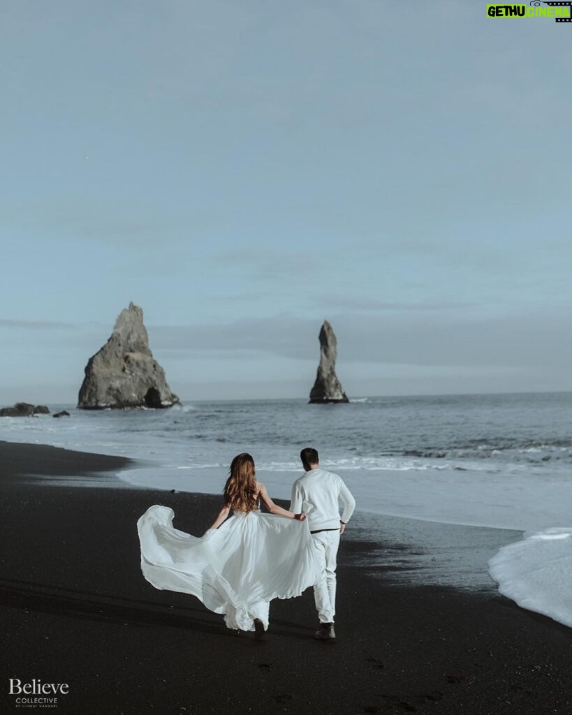 Aakriti Rana Instagram - The way he loved her untamed, With breathing room and growing space. Letting her have wings and fires burning… How he’d just watch the light play with the glow in her skin. - @butterfliesrising Less than 3 days left for Rohan to become a Rana 🤣 Location: Black Beach, Vik, Iceland 📸 @believecollective @ujjwalvanvari #aakritirana #aakritiandrohan #preweddingshoot #preweddingphotography #couplephotography #iceland #coupleshoot #wedding #icelandtravel