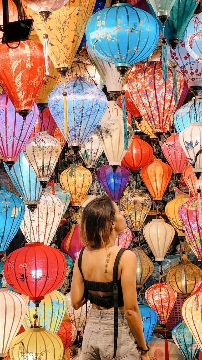 Aakriti Rana Instagram - Tag your partners! ❤️ Say hi to the city of lanterns. It’s one of the most romantic cities you can visit with your partner. The view of the city at night with all the lanterns is absolutely unforgettable ❤️ #aakritirana #hoian #vietnam #aakritiandrohan #karwachauth #cityoflanterns #romantic #travelblogger #couplereels #indiantravelblogger #reelsinstagram #love #lanterns #couplevideos Hoi An, Vietnam
