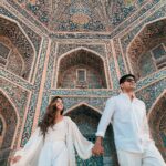 Aakriti Rana Instagram - The insanely gorgeous Samarkand, Uzbekistan ❤️ Still completely in awe of the beauty of this place! Who would you go here with? #aakritirana #aakritiandrohan #uzbekistan #samarkand #travelblogger #indiantravelblogger #travelphotography Samarkand Uzbezkistan