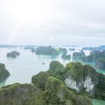 Aakriti Rana Instagram – What an incredible sight! 📍Ha Long Bay, Vietnam 
You would witness thousands of limestone karsts and islets in various shapes and sizes. It’s an unforgettable sight! 

#aakritirana #halong #halongbay #vietnam #travelblogger #indiantravelblogger #reelsinstagram Hạ Long Bay