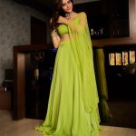 Aamna Sharif Instagram – Love for the green and everything pretty 💚
.
.
.
.
.
.
.
📷 @kaasastudio 
In @premyabymanishii 
Jew @razwada.jewels 
Styled by @shrushti_216 
Makeup @mukeshpatilmakeup 
Hair @saba_hair_makeupartist