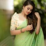 Aarthi Subash Instagram - 💚 Artist - @aarthisubash_official Costumes - @ivalinmabia Photographer - @camerasenthil Makeup - @rajalakshmi_bridalmakeup Hair - @monisha_makeupartist Shoot Organized by @rrajeshananda . #aarthisubash #sareeshoot #tamilactress #kollywoodactress #suntvserial #suntv #photoshoot Chennai, India