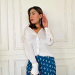 Aashika Bhatia Instagram – Mai hosh tu nasha🤍💙

Outfit: @nazaakatsj
