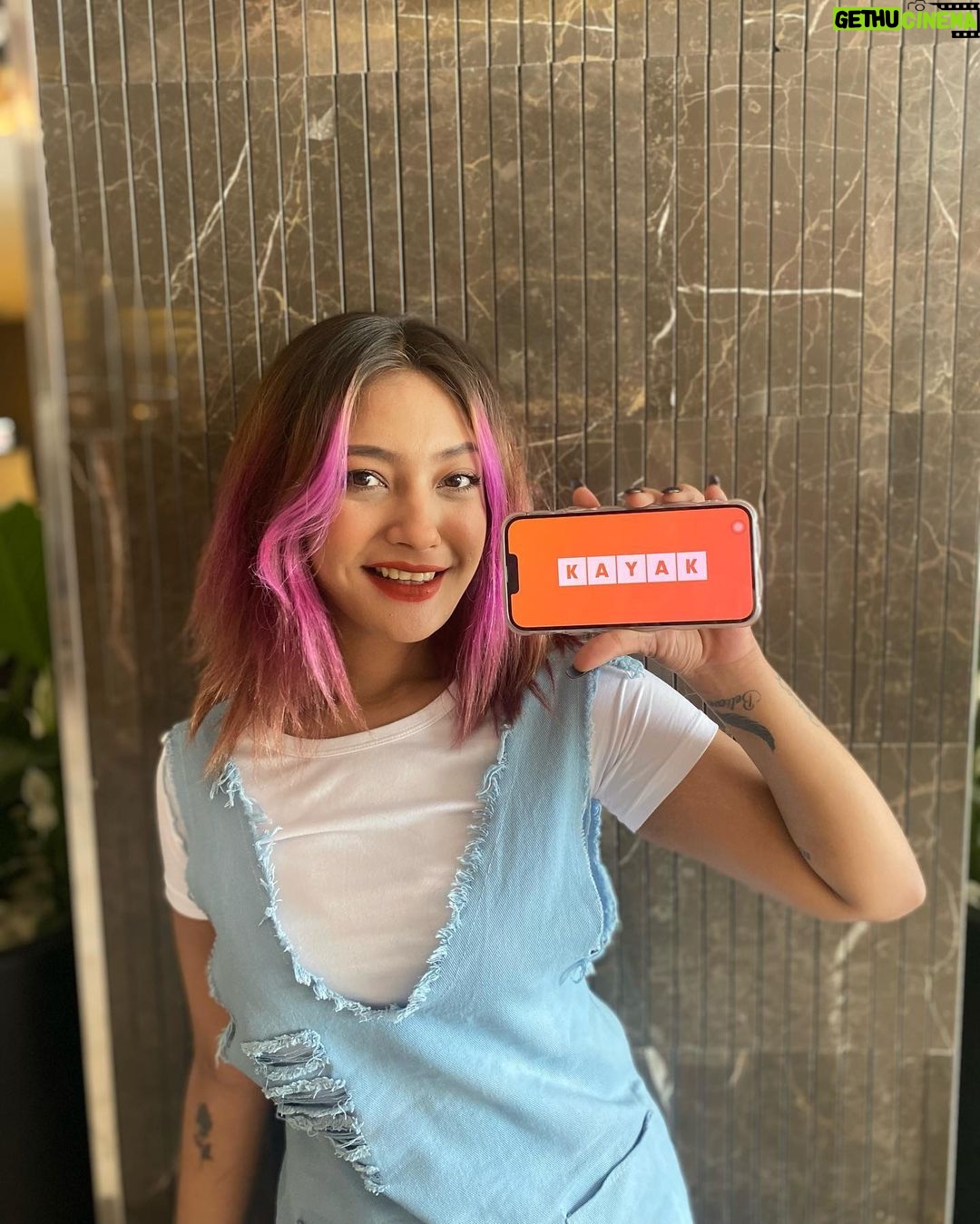 Aashika Bhatia Instagram - I love the new @KAYAK_in travel app. #SearchOneAndDone I always recommend it to my friends because it compares prices from multiple travel sites at once , so you will always find a flight, hotel, or even car rental deal that works for you. Go check their app now to save on your next trip. I am happy to be working with them since I already use them for my trips!