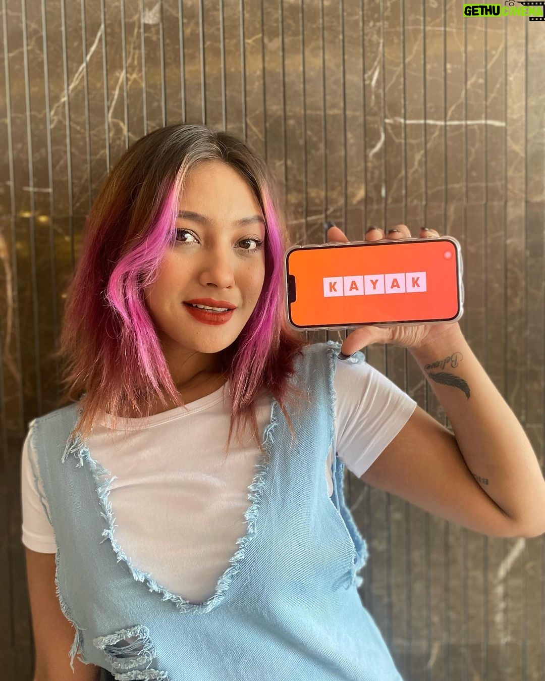 Aashika Bhatia Instagram - I love the new @KAYAK_in travel app. #SearchOneAndDone I always recommend it to my friends because it compares prices from multiple travel sites at once , so you will always find a flight, hotel, or even car rental deal that works for you. Go check their app now to save on your next trip. I am happy to be working with them since I already use them for my trips!