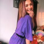 Aashika Bhatia Instagram - "Is it just me, or do I look great in this color?" 💜💜 Mumbai, Maharashtra