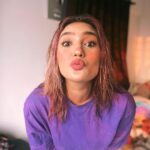 Aashika Bhatia Instagram - "Is it just me, or do I look great in this color?" 💜💜 Mumbai, Maharashtra