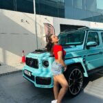 Aashika Bhatia Instagram - Beauty🩵 . . 📍 @luxurysupercarsdubai