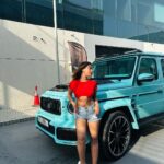Aashika Bhatia Instagram - Beauty🩵 . . 📍 @luxurysupercarsdubai