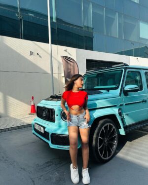 Aashika Bhatia Instagram - Beauty🩵
.
.
📍 @luxurysupercarsdubai