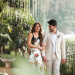 Aashna Shroff Instagram - I remember, a few years ago, when @armaanmalik and I were talking about life together, I mentioned that whenever we do get engaged, I would want to throw a little party at @gallopsmumbai to celebrate with our loved ones. At that point, even though we had no clarity on when we planned on taking this next step, the one thing I was very sure of, was where the celebration would happen. I’ve always loved Gallops, not only for how beautiful it is and because the food is impeccable, but also because @chefyajushmalik is the nicest human, and always makes us feel like we’re home. Couldn’t have imagined this special evening anywhere else 🥰
