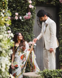 Aashna Shroff Instagram - I remember, a few years ago, when @armaanmalik and I were talking about life together, I mentioned that whenever we do get engaged, I would want to throw a little party at @gallopsmumbai to celebrate with our loved ones. At that point, even though we had no clarity on when we planned on taking this next step, the one thing I was very sure of, was where the celebration would happen. I’ve always loved Gallops, not only for how beautiful it is and because the food is impeccable, but also because @chefyajushmalik is the nicest human, and always makes us feel like we’re home. Couldn’t have imagined this special evening anywhere else 🥰