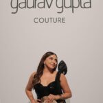 Aashna Shroff Instagram - Get ready with me and @avedaindia for @gauravguptaofficial at Paris Haute Couture Week!✨ We used the Nutri Plenish range and some of Aveda’s amazing styling products to achieve my look for the show🖤 #AvedaIndia #AvedaxGauravGupta (ad)