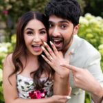 Aashna Shroff Instagram – I still wonder how @armaanmalik pulled this off without me even having the slightest idea. I usually catch on to surprises very easily and still can’t believe how oblivious I was, and I wish someone had given me a heads up (I would have def opted for different shoes and better nails had I known🥲) but I guess that’s what makes this day all the more beautiful. So grateful for you @armaanmalik and all the love we’re surrounded by ❤️

📸 @nathan.d