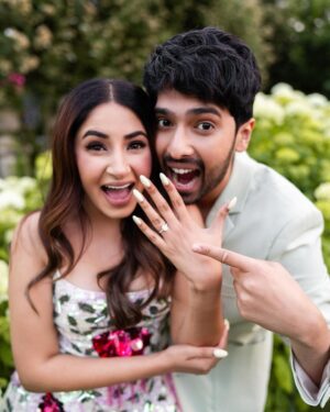 Aashna Shroff Instagram - I still wonder how @armaanmalik pulled this off without me even having the slightest idea. I usually catch on to surprises very easily and still can’t believe how oblivious I was, and I wish someone had given me a heads up (I would have def opted for different shoes and better nails had I known🥲) but I guess that’s what makes this day all the more beautiful. So grateful for you @armaanmalik and all the love we’re surrounded by ❤️

📸 @nathan.d