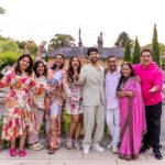 Aashna Shroff Instagram – I still wonder how @armaanmalik pulled this off without me even having the slightest idea. I usually catch on to surprises very easily and still can’t believe how oblivious I was, and I wish someone had given me a heads up (I would have def opted for different shoes and better nails had I known🥲) but I guess that’s what makes this day all the more beautiful. So grateful for you @armaanmalik and all the love we’re surrounded by ❤️

📸 @nathan.d