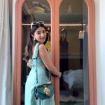 Aashna Shroff Instagram - hello from my Bangkok wardrobe and probably one of the cutest wardrobes I’ve seen ever! a little GRWM from our first day here with @pradabeauty!🤍 dress @zara bag, sunglasses and fragrance @prada earrings @toryburch
