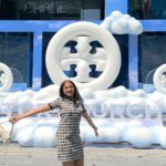 Aashna Shroff Instagram - Head in the clouds because I’m still recovering from the loveliest trip to Singapore with @toryburch ☁️🤍 @reliancebrandsltd #collab