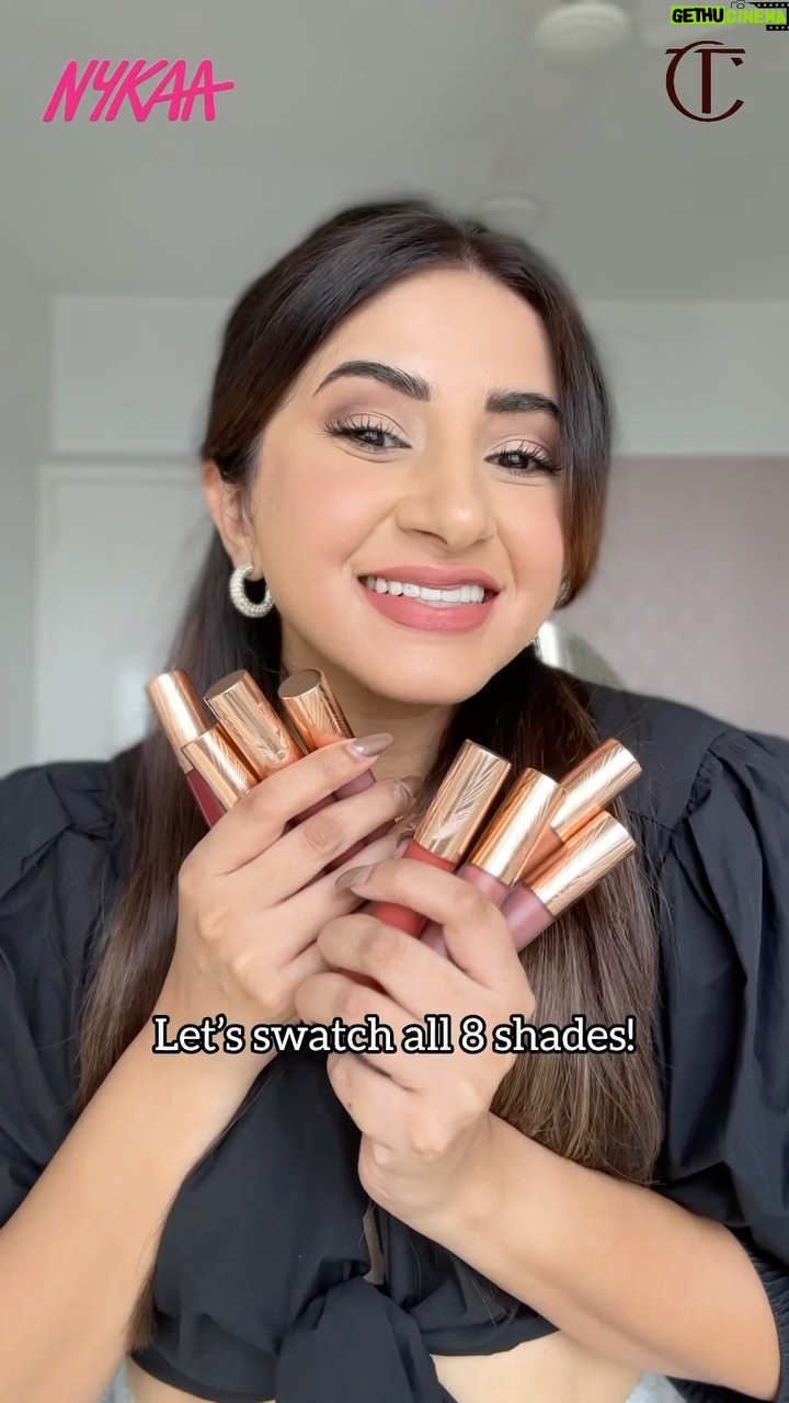 Aashna Shroff Instagram - Say hello to the new @charlottetilbury Airbrush Flawless Lip Blur, now finally available in india, exclusively on @mynykaa!💋 A super light and comfortable formula, and 8 beautiful shades that you can choose to wear BLURRED of BOLD!✨ Which one’s your fave? Tell me in the comments below!💄✨ ✨ Limited Period Offer: Enjoy 2 mini gifts on orders above ₹5000! #CharlotteTilburyXNykaa #OnlyAtNykaa #AirbrushLipBlur
