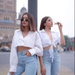 Aashna Shroff Instagram - Just 2 best friends around town, celebrating 150 years of an iconic pair of jeans! The @levis_in 501s come with a history like no other. They’re effortless, timeless, classic, and like we said, iconic! 👖 #LiveinLevis #150YearsOf501 #ad